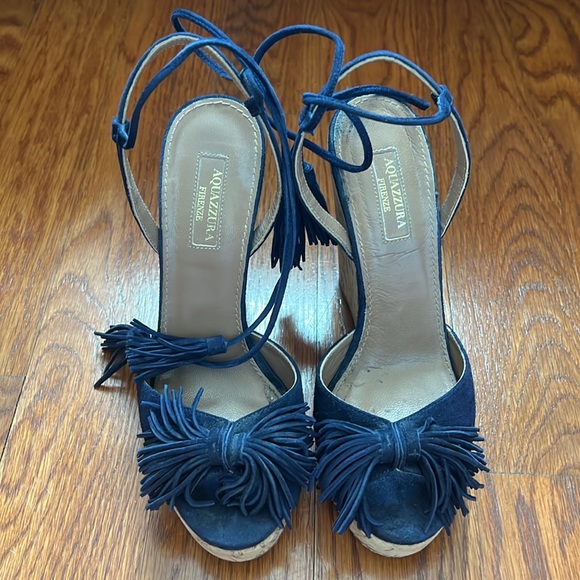 Aquazzura Suede Wedge - Picture 2 of 4